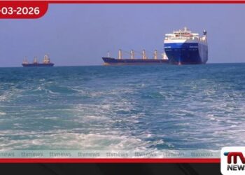 එක්සත් අරාබි එමීර් රාජ්‍යයට ඔබ්බෙන් භාණ්ඩ ප්‍රවාහන නෞකාවක් අසල ප්‍රබල පිපිරීමක්