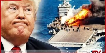 ලොව බලවත්ම ඇමරිකානු ගුවන් යානා වාහක නෞකාව ගින්නෙන් පසු අලුත්වැඩියාවට