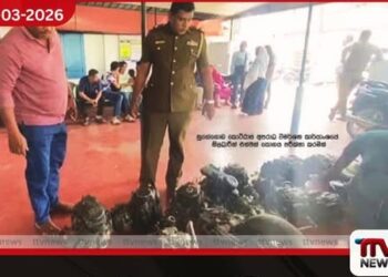 රුපියල් කෝටියක  යතුරුපැදි එන්ජින් තොගයක් සමඟ  ව්‍යාපාරිකයෙක් වැල්ලම්පිටියේදී දැලේ