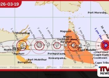 ‘නැරල්’ සුළි කුණාටුවෙන් ක්වීන්ස්ලන්තයට දැඩි තර්ජනයක්