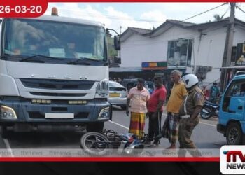 පල්ලෙවෙල කල්එළිය හංදියේදී බවුසරයක් සහ යතුරුපැදියක් ගැටෙයි