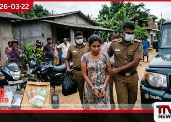 කැලණියේදී කෝටිපති තරුණියක් අයිස් මත්ද්‍රව්‍ය කිලෝවක් සමඟ අල්ලාගනී