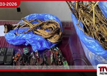 ගාල්ල බන්ධනාගාරයට මත්ද්‍රව්‍ය  සහ ජංගම දුරකථන විසිකිරීමට තැත් කළ පුද්ගලයෙකු අත්අඩංගුවට