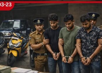 මහා පරිමාණ වාහන ජාවාරම්කරුවන් තිදෙනාගෙන් ගිනිඅවි සහ උණ්ඩ හමුවේ