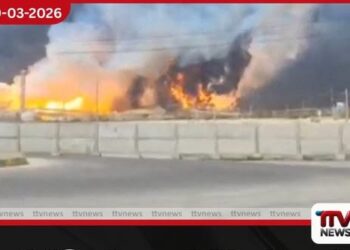 කටාර්හි ප්‍රධාන ගෑස් මධ්‍යස්ථානයට එල්ල වූ ප්‍රහාරයෙන් හටගත් ගිනි තත්ත්වය පාලනය කෙරේ