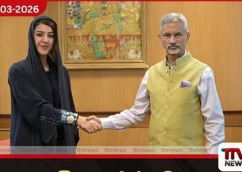 ඉරාන ප්රහාර හමුවේ කලාපීය ආරක්ෂාව ගැන සාකච්ඡා කිරීමට එක්සත් අරාබි එමීර් රාජ්යයේ අමාත්යවරියක් ඉන්දියාවේ සංචාරයක