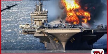 ඉරාන මිසයිල ප්‍රහාර හමුවේ ‘USS ඒබ්‍රහම් ලින්කන්’ නෞකාව පසුබසී