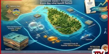 ශ්රී ලංකා මුහුදු පත්ලේ ස්වභාවික වායූ අඩි ට්රිලියන 3ක් සහ බොරතෙල් බැරල් බිලියන ගණනක විභවතාවක්