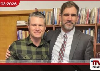 අමෙරිකානු ආරක්ෂක ලේකම්වරයාගේ උපදේශක පියතුමාගෙන් දේශපාලන ප්රතිවාදියෙකුට මරණ ප්රාර්ථනාවක්