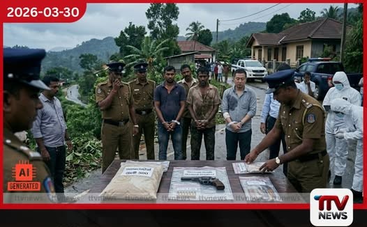 මීටියාගොඩදී හෙරොයින් සහ රිවෝල්වරයක් සමඟ කරන්දෙණිය සුද්දාගේ ගෝලයන් සිව්දෙනෙකු කොටුවෙයි