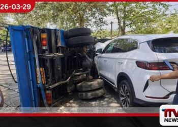 නාරම්මල දම්පෑලැස්ස ප්රදේශයේදී යතුරුපැදියක් සහ ලොරි රථයක් ගැටෙයි