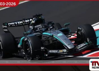 Japanese GP පුහුණු තරඟවලදී මර්සිඩීස් පිලේ ජෝර්ජ් රසල් සහ කිමි ඇන්ටොනෙලි පෙරමුණට