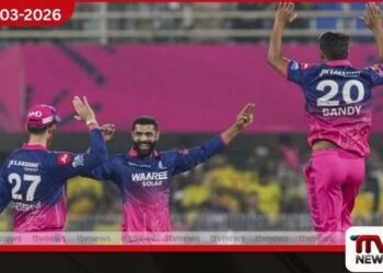 චෙන්නායි සුපර් කිංග්ස් පරදා  රාජස්ථාන් රෝයල්ස් පිලට  කඩුලු 8ක විශිෂ්ට ජයක්