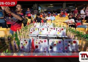 මියගිය ක්‍රීඩාලෝලීන්ට උපහාර පිණිස                                                                                                                                                                              මෙවර අයිපීඑල් තරගාවලිය                                                                                                                                                                                                       සමාරම්භක උත්සවයකින් තොරව                                                                                                                                                                                               ඇරඹෙයි