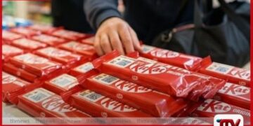 යුරෝපයේදී ටොන් 12ක  කිට්කැට් චොකලට් තොගයක්  මංකොල්ලකයි