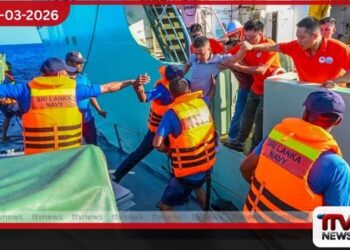 චීන නෞකාවක ගිලන් වූ සේවකයෙකු බේරාගැනීමට ශ්‍රී ලංකා නාවික හමුදාවෙන් හදිසි මෙහෙයුමක්