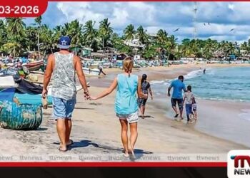 මාර්තු මාසයේ මුල් දින 29 තුළ සංචාරකයින් 175,000 ඉක්මවයි