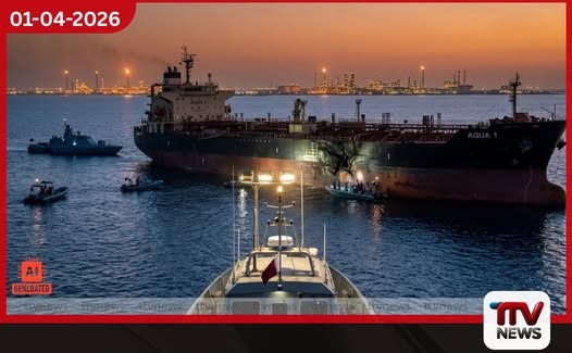 කටාර් තෙල් නෞකාවකට ඉරානයෙන් මිසයිල ප්රහාරයක්