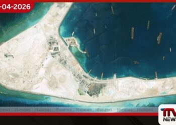 දකුණු චීන මුහුදේ  චීනයෙන්  තවත් දැවැන්තම  හමුදා කඳවුරක්