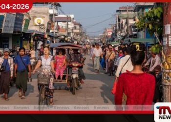 මියන්මාරයේ හමුදා කුමන්ත්රණකරු සිවිල් ඇඳුමෙන් සැරසී