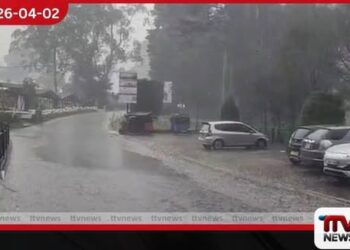 වියළි කාලගුණය නිමා  කරමින් නුවරඑළියට තද වැසි