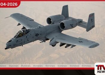 ඉරාන ප්‍රහාර හමුවේ  ඇමරිකානු  A-10 යානයක්  බිම වැටෙයි