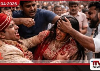 ඉන්දියාවේ මංගල උත්සවයකදී  මත්පැන් ඉල්ලා මනාලයාට සහ  මනාලියට පහර දෙයි