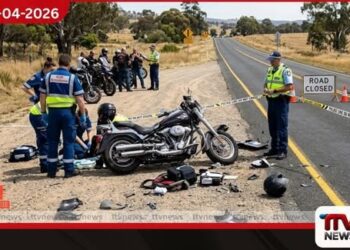 ඔස්ට්‍රේලියාවේ කූමා අසල සිදුවූ  යතුරුපැදි අනතුරකින්  පුද්ගලයෙකු ජීවිතක්ෂයට