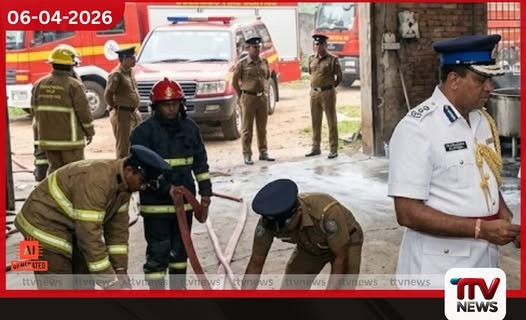 වත්තල ඉටිරෙදි කර්මාන්ත ශාලාවක හදිසි ගින්නක්