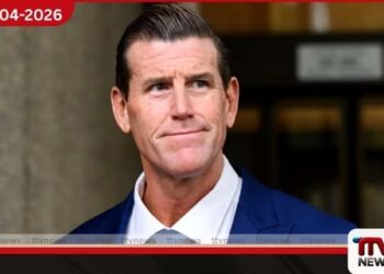 ඕස්ට්‍රේලියාවේ  බෙන් රොබට්ස්-ස්මිත් අත්අඩංගුවට