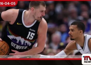 වෙම්බන්යාමා අභිබවා යමින් නිකොලා ජොකික් ඩෙන්වර් කණ්ඩායමට තියුණු ජයක් ගෙන දෙයි