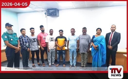 සිරවී සිටි ධීවරයන් 6 දෙනා  නිදහස් කළාට ශ්‍රී ලංකාවෙන් ස්තුතිය!