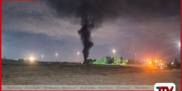 දකුණු ටෙහෙරානය  කළු දුමාරයෙන් වැසෙයි