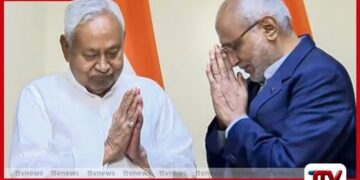 බිහාර් මහ ඇමති නිතිෂ් කුමාර්  රාජ්‍ය සභාවේ මන්ත්‍රීවරයෙකු ලෙස දිවුරුම් දෙයි