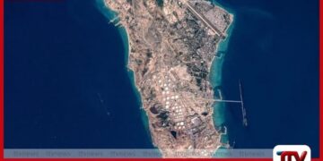 ඉරානයේ ප්‍රධානතම  තෙල් අපනයන මධ්‍යස්ථානය වන කාග් දූපතට ප්‍රබල ගුවන් ප්‍රහාර මාලාවක්