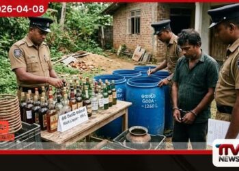 ගම්පහ කළුපැල්ලේගොඩ නීතිවිරෝධී මත්පැන් සහ ගොඩා සමග සැකකරුවෙකු අත්අඩංගුවට