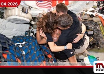 සඳ වටා ගිය  Artemis II අභ්‍යවකාශගාමීන්  පෘථිවිය බලා පැමිණෙයි