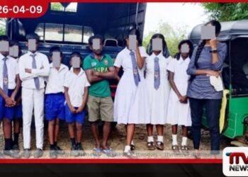 ත්රිරෝද රථයක එකවර මගීන් 14ක් ප්රවාහනය කළ රියදුරෙකු කොස්ලන්දේදී අත්අඩංගුවට