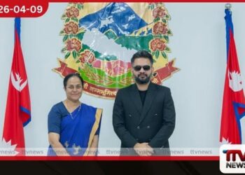 නේපාලයේ නව අග්‍රාමාත්‍යවරයා  සහ ශ්‍රී ලංකා තානාපතිනිය  අතර හමුවක්