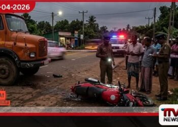 අම්බලන්තොටදී යතුරුපැදියක් ටිපර් රථයක ගැටී 15 හැවිරිදි සිසුවකු මියයයි