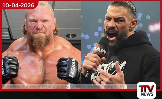 WrestleMania 42 න් පසු පැවැත්වෙන ‘WWE Raw’ විශේෂ වැඩසටහනට Brock Lesnar සහ Roman Reigns එක්වෙයි