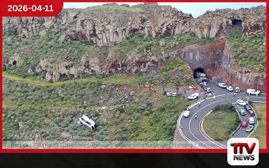 කැනරි දූපත්හි  සිදුවූ බස් රථ අනතුරකින්  77 හැවිරිදි බ්‍රිතාන්‍ය ජාතිකයෙකු  මියයයි