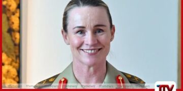 ඕස්ට්‍රේලියානු  යුද හමුදාව මෙහෙයවීමට  ඉතිහාසයේ ප්‍රථම වතාවට  කාන්තාවක් පත් කෙරේ