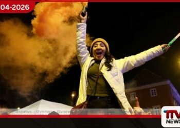 ඕර්බන් යුගය නිමා කරමින්  හංගේරියාවේ ලැබූ  ඓතිහාසික මැතිවරණ ජයග්‍රහණය  බුඩාපෙස්ට් නුවර උත්සව සිරියක් ගනී