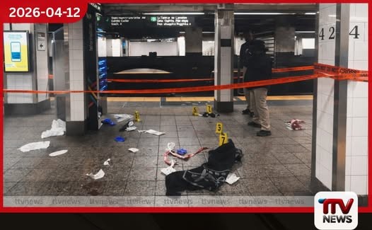 නිව්යෝර්ක් දුම්රිය පොළක මාරක පිහි ඇනුමක්