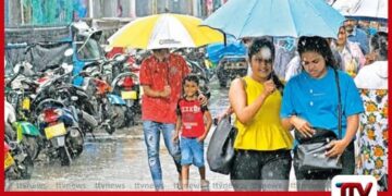 හෙට (14) දිවයිනේ  බොහෝ ප්‍රදේශවලට වැසි