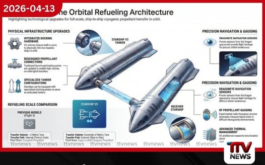 Starship V3 සහ කක්ෂීය දත්ත මධ්යස්ථාන සබැඳි වෙයි