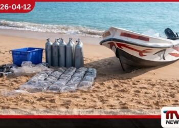 යාපනය නාගර්කෝවිල් මුහුදේ නීතිවිරෝධී ලෙස මුහුදු කැකිරි ඇල්ලූ හය දෙනෙකු නාවික හමුදා අත්අඩංගුවට