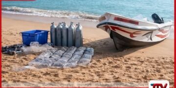 යාපනය නාගර්කෝවිල් මුහුදේ නීතිවිරෝධී ලෙස මුහුදු කැකිරි ඇල්ලූ හය දෙනෙකු නාවික හමුදා අත්අඩංගුවට