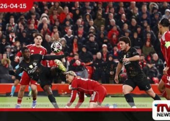 ඩෙම්බේලේගේ ගෝල ද්විත්වය හමුවේ  ලිවර්පූල් පරදා  PSG චැම්පියන්ස් ලීග්  අවසන් පූර්ව වටයට